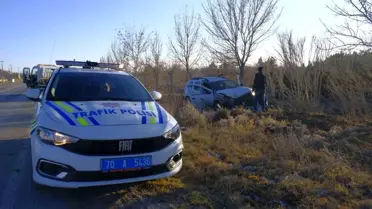 Kaza sonrası trafik levhası