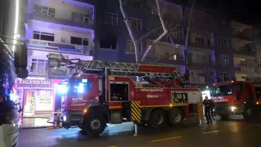 Niğde’de Apartman Ofisinde Çıkan Yangın Hızlıca Söndürüldü