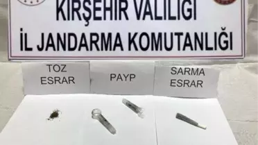Kırşehir'de Jandarma Araçta 17 Gram Uyuşturucu Ele Geçirdi