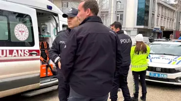 Bilecik'te Ani Fren Sonrası Motosiklet Devrildi: Sürücü Yaralandı