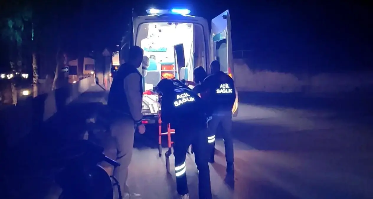 Kuşadası'nda Alkollü Motosiklet Sürücüsü Ağaca Çarptı, Yaralı Hastaneye Kaldırıldı