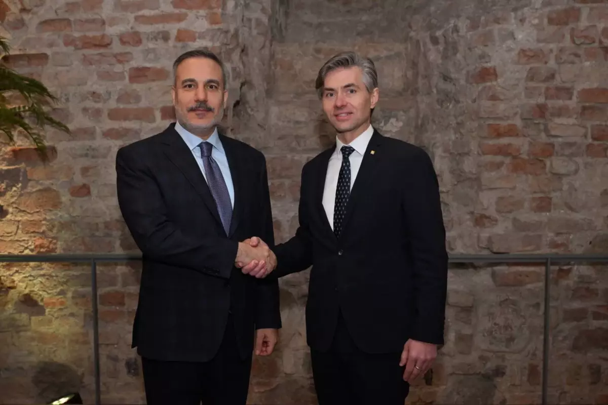 Dışişleri Bakanı Hakan Fidan, Litvanya'da Budrys ile Görüştü