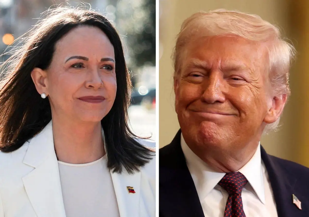 Venezuelalı Muhalif Lider Maria Corina Machado, Nobel Barış Ödülü'nü ABD Başkanı Trump'a Takdim Etti