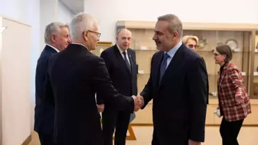 Görüşme anından fotoğraf