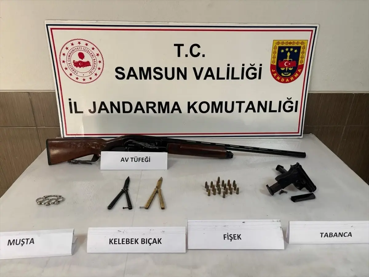 Samsun Çarşamba’da Silah Kaçakçılığına Yönelik Büyük Operasyon