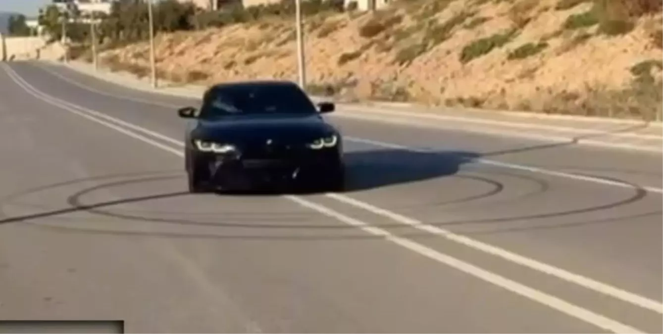 Mersin’de Drift Yapan Sürücüye 58.217 TL Para Cezası Kesildi