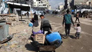 Gazzeli sokakları ve yıkım sonrası görüntüler