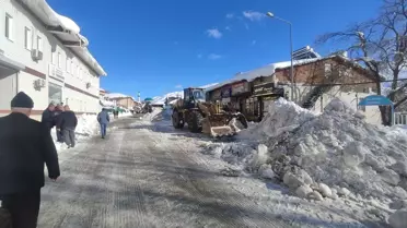 Kar temizleme araçları Çelikhan’da