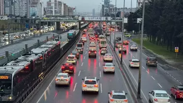 İstanbul trafiği görüntüsü