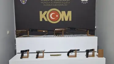 Niğde’de Bireysel Silahlanma Operasyonu: 9 Gözaltı, 1 Tutuklama ve Çok Sayıda Silah Ele Geçirildi