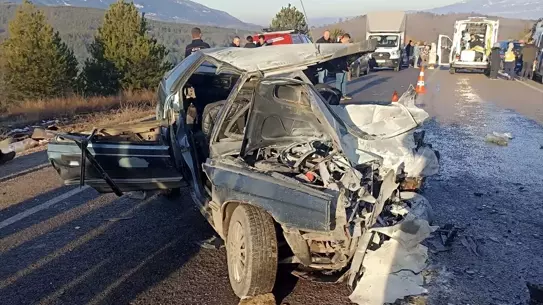 Kazanın ardından hasar gören araçlar