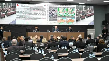 Meclis oturumunda sunulan sunum