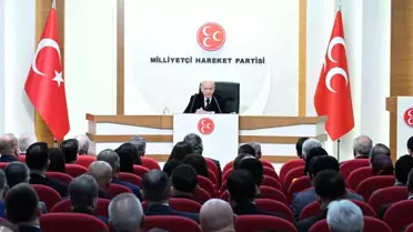 Toplantı sırasında Devlet Bahçeli