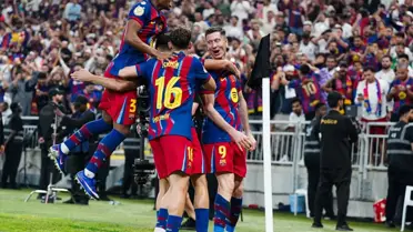 Barcelona ve Racing Santander maçından aksiyon fotoğrafı