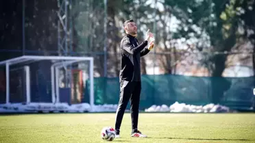 Gaziantep FK takımının antrenman sahasından bir kare