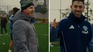 Kasımpaşa antrenman videosundan bir kare