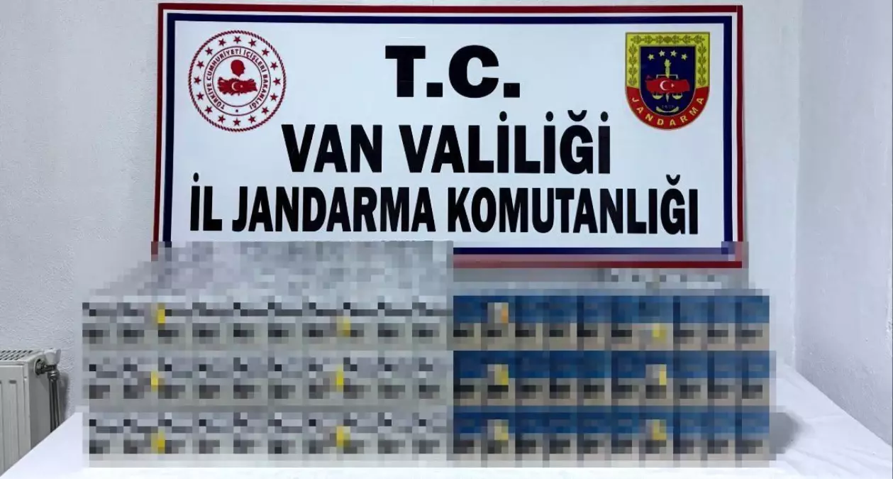 Van'ın Saray İlçesinde 1.500 Paket Kaçak Sigara Ele Geçirildi