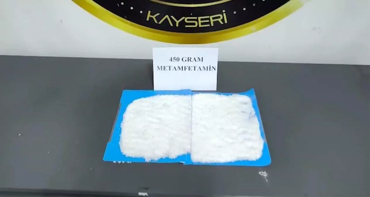 Kayseri'de Uyuşturucu Operasyonu: 450 Gram Madde Ele Geçirildi, Şahıs Tutuklandı