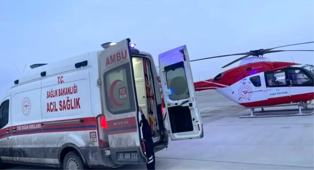 Prematüre Bebek Van’da Acil Tedavi İçin Helikopterle Nakledildi