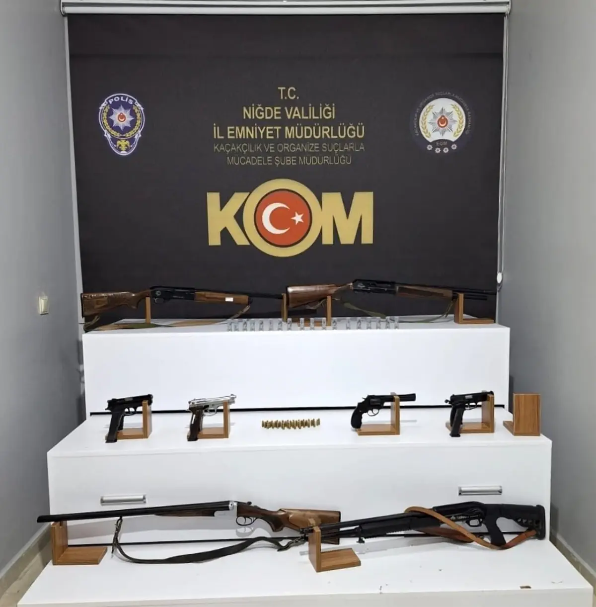 Niğde'de polis ekipleri operasyon yürütüyor