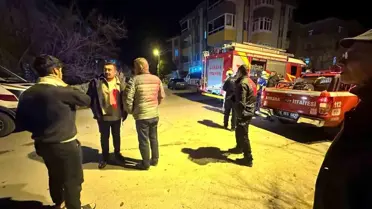 Yangın anındaki görüntü