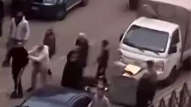 Kavga sonrası durdurulan trafik