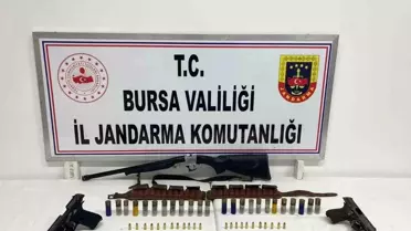 İznik’te Jandarma Operasyonu: Şüpheli Evinde Silah ve Mermi Ele Geçirildi