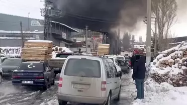 Patlama sonrası fabrikanın dış görüntüsü