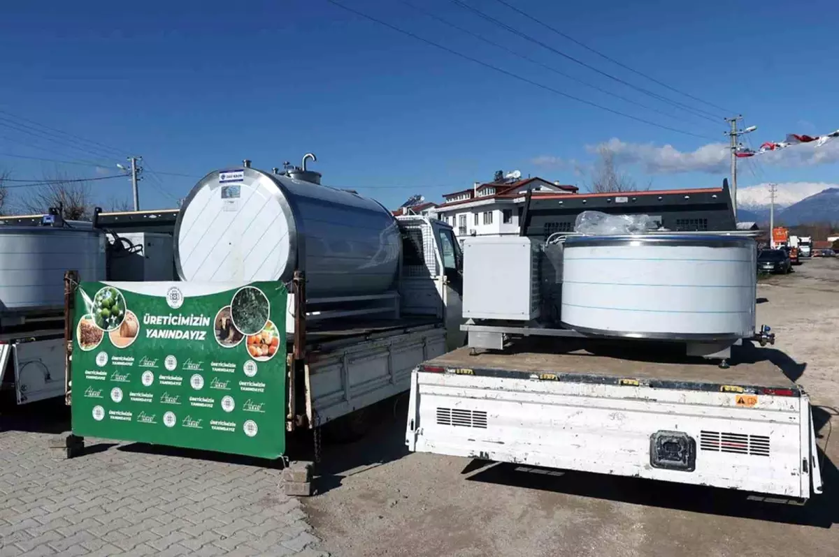 Muğla Büyükşehir Belediyesi'nden Süt Üreticilerine Soğuk Zincir Desteği