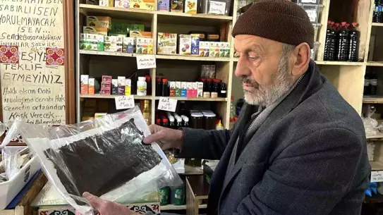 Katrancılık atölyesinde sedir katranı üretimi