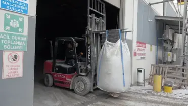 Kütahya’da fabrika içi üretim sahası