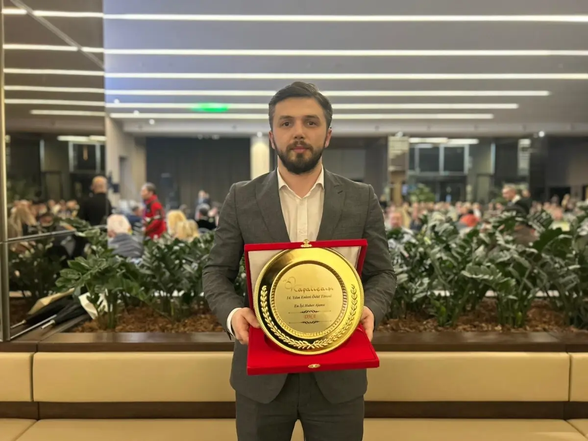 DHA, Kapalıçarşı Dergisi'nden En İyi Haber Ajansı Ödülü'nü Aldı