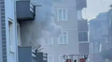 Yangın sonrası iç mekan görüntüsü