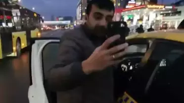 Taksi içinde engelli yolcular