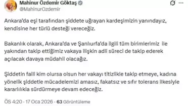 Bakan Göktaş, şiddet mağduru kadınlara destek sözü verir