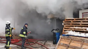 Patlama sonrası yangının etkisi