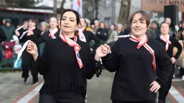 Kırklareli'nde Renkli Uluslararası Dans Şöleni