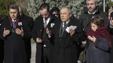 Anma töreninden bir kare