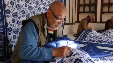 Kilis'te Kadınlar Yorgan Yapımında Becerilerini Geliştiriyor