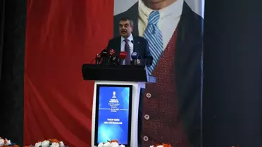 Bakan Tekin açıklama anında