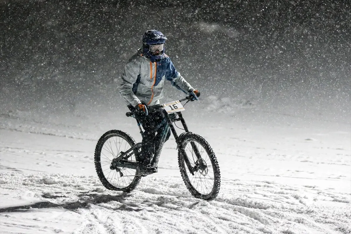 Erzurum’da 90 Sporcu ile Snowbike Türkiye Şampiyonası Heyecanı Başlıyor