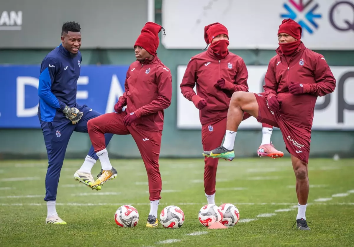 Trabzonspor, Kocaelispor Maçına Hazır: Antrenmanlar Tamamlandı