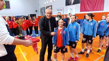 Futsal maçından bir an