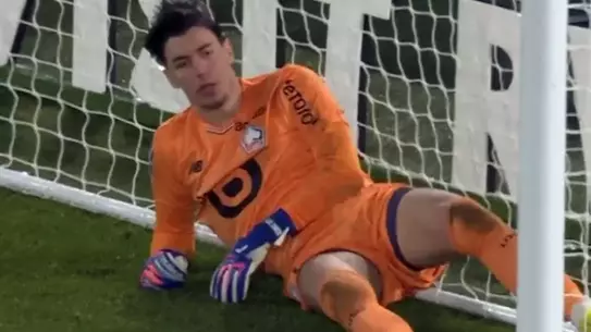 Lille vs PSG maçından bir an