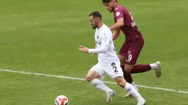 Maçın kritik anlarından bir kare