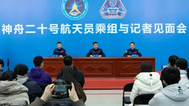 Shenzhou-20 uzay istasyonu içi