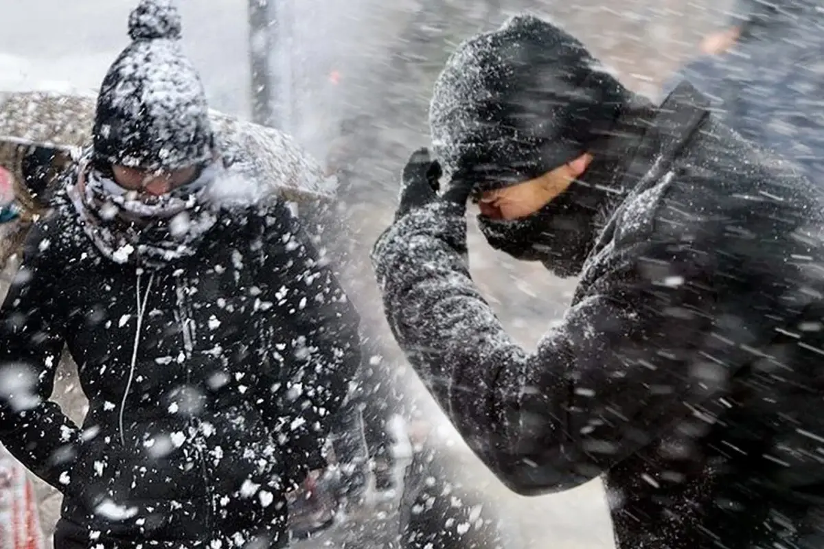 Sarı kodlu kar uyarısı haritası