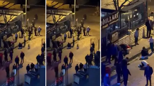 Olay yerinde polis ekipleri