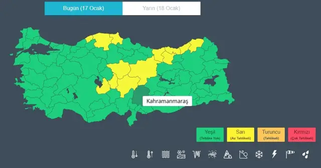 Kar yağışı beklenen bölgeler