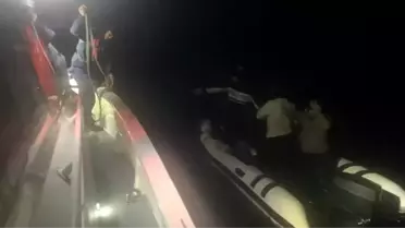 Çanakkale Ayvacık’ta Lastik Bot Arızasıyla Karşılaşan 8 Göçmen Sahil Güvenliği Tarafından Kurtarıldı